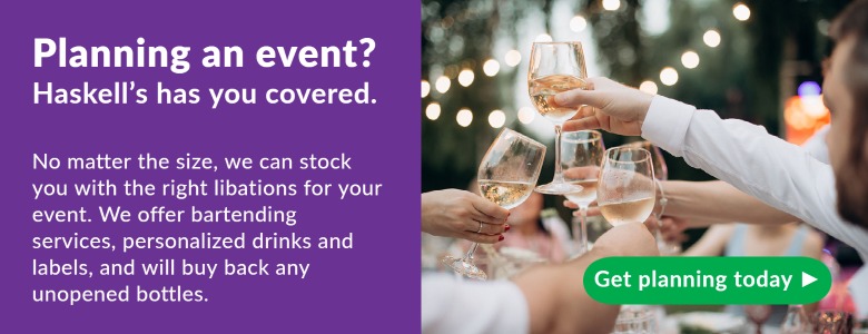 no matter the size of your event haskells has you covered